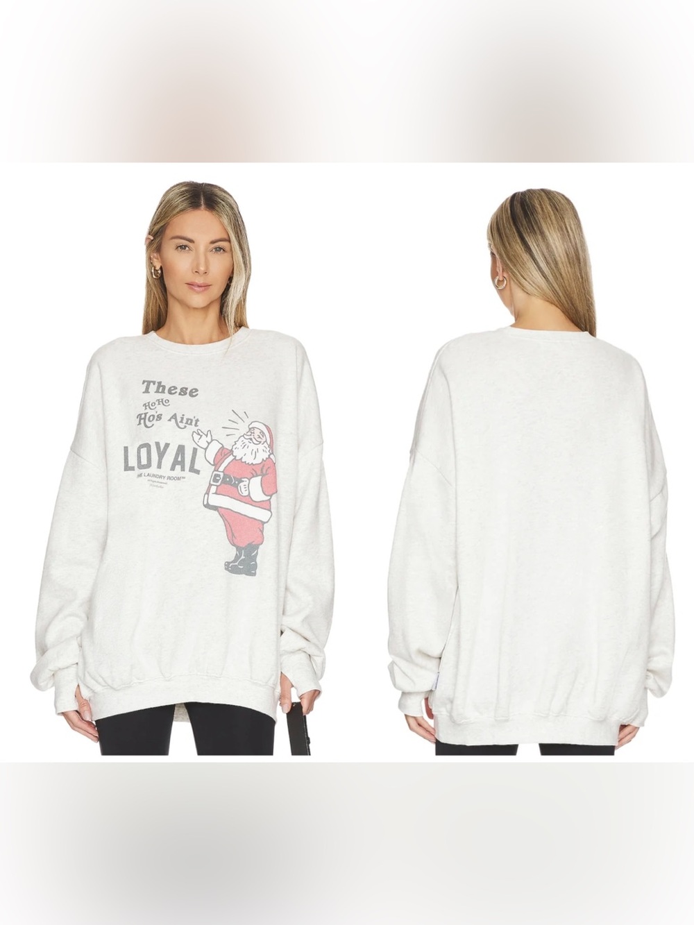 The Laundry Room Ain'T Loyal - Jump Jumper - Pebble Heather